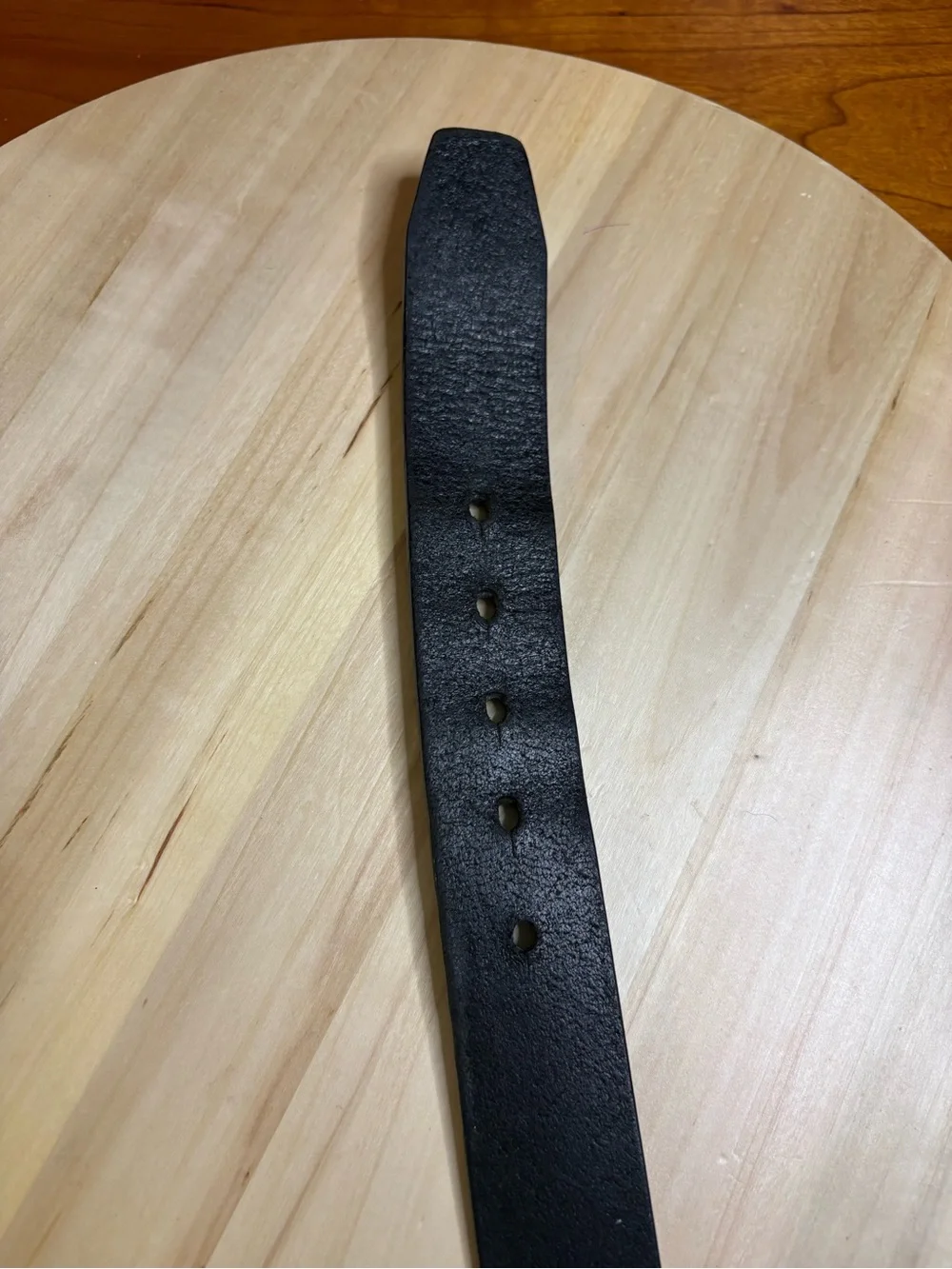 Fossil chrome buckle